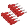 thumbnail image 1 of Fil de Haut-Parleur Rétractable, Empilable Banane Télescopique Isolé pour Équipement Numérique 3C Rouge, 1 of 8