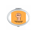 thumbnail image 1 of Destroy Withstand Vigorous Conquer Mirror Portable Fold Hand Makeup Double Side Glasses, 1 of 3