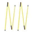 thumbnail image 2 of S SÉRENABLE 2 Pièces Bâtons d'Alignement de Golf 48 Pouces pour Swing Pratique Swing de Golf Mettre Jaune, 2 of 9