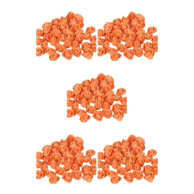 Transemion 500pieces Wreath Wedding House Decor Lasting Impression With These Exquisite orange 5Set