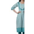 thumbnail image 4 of Moomaya Kurti de Designer Bollywood pour Femmes, Kurta Tunique Imprimée Longueur Genou, 4 of 6