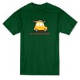 thumbnail image 1 of Car Graphic "I'm In Vacation Mode" Quote Men's Forest Green T-shirt, 1 of 1
