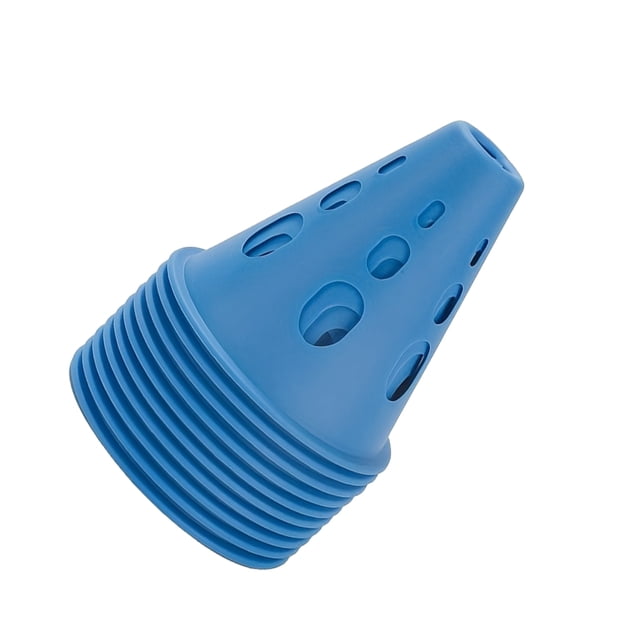 Decodeary 10 Pcs/Ensemble Pile de Patinage à Roulettes Robuste et Résistante aux Intempéries pour Activités Intérieures/extérieures Durable Bleu 1Ensemble