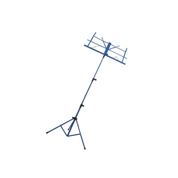 kurtrusly Portable Folding Sheet Music Stand with Carry Bag Blue