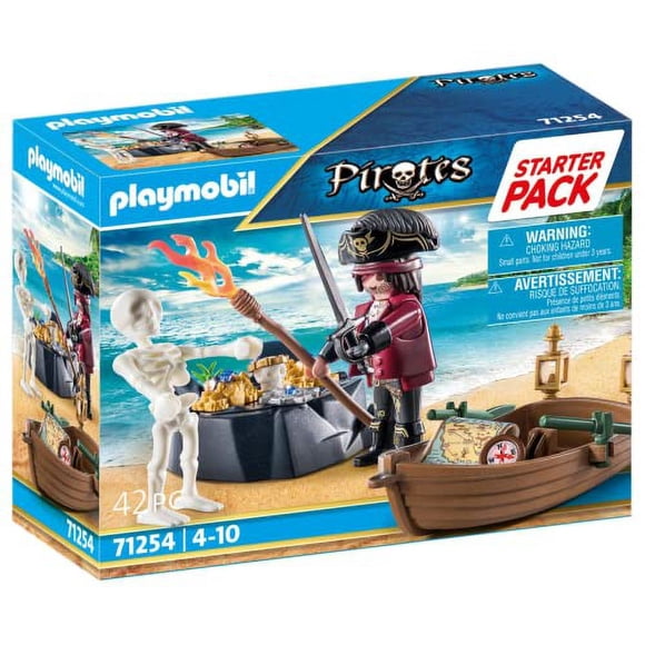 Playmobil Starter Pack Pirate with Rowing Boat Small