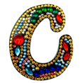 thumbnail image 1 of Porte-clés de Noël 26 Lettres Pendentif Strass, 1 of 8