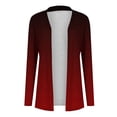 thumbnail image 4 of Pntutb Manteaux Grande Taille pour Femmes Mode Été Hiver Imprimé Manches Longues Cardigan, 4 of 5