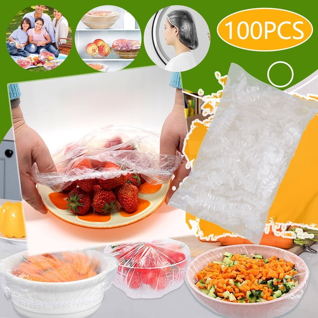 Dvkptbk Cling Film Fresh-Keeping Bag Summer Disposable Plastic Wrap Bag Household Kitchen Leftovers Set Bowl Cover Kitchen Essentials