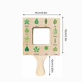 thumbnail image 2 of AMERTEER Nature Guide Finder  Wooden Nature Guide Finder  New Double Sided Wooden Nature Viewfinder  Leaf Finder  Cloud Viewer  Leaf Cloud Identification Guide, 2 of 6