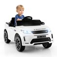 thumbnail image 1 of Gymax 12V Kids Ride On Car Licensed Land Rover Electric Vehicle w/ Remote Control White, 1 of 10