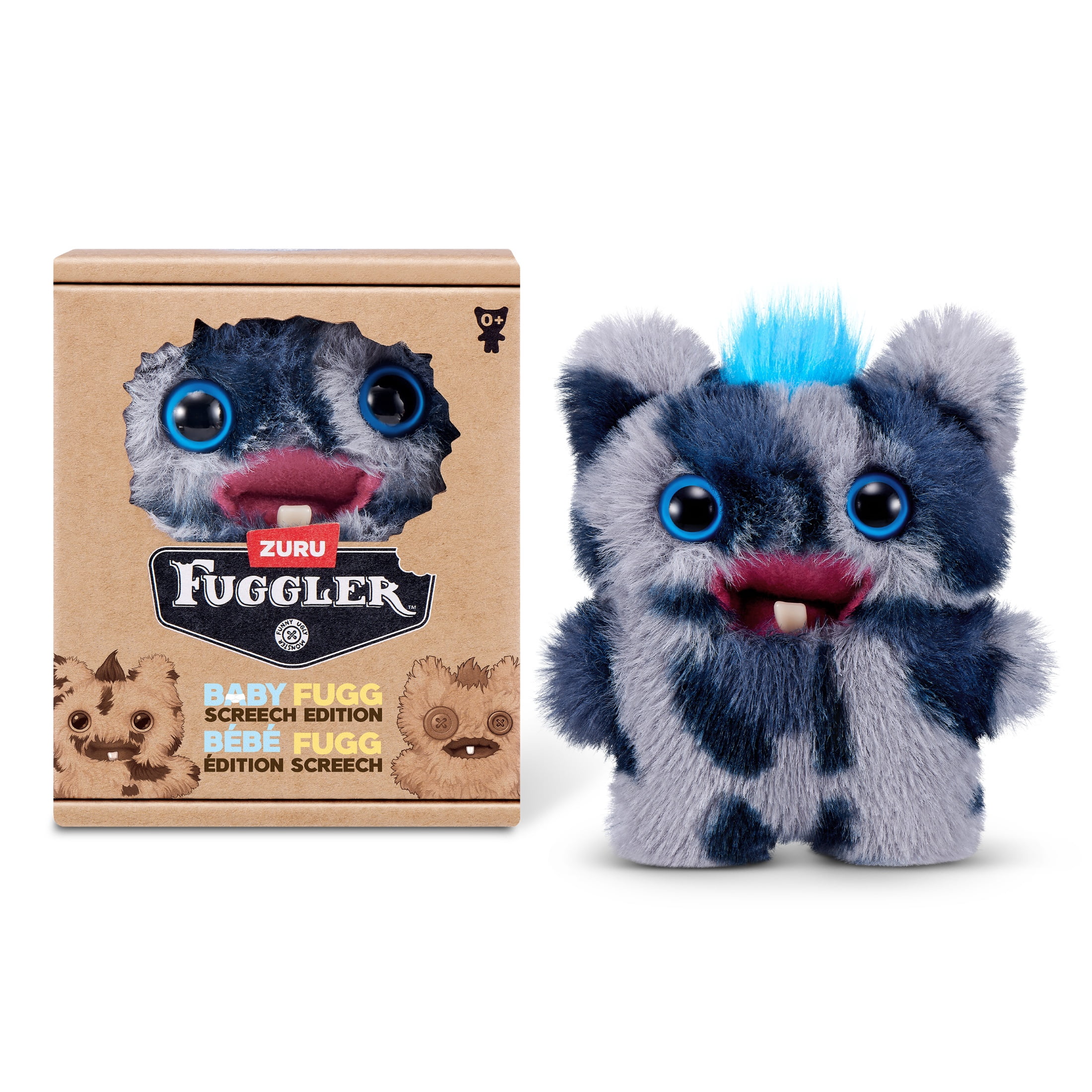 Fuggler Baby Fugg Screech Edition 3.5 Inch (Screech- Blue and Grey) by ZURU