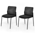 thumbnail image 1 of Costway Office Guest Chair Set of 2 with Breathable Mesh Back Padded Seat for Waiting Room, 1 of 7