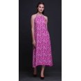 thumbnail image 2 of Bimba Floral Causal Long Dos Nu Licol Robe de Plage Imprimée Femmes Robe de Plage-Xxx-Large, 2 of 6