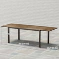 thumbnail image 3 of Outsunny Table à Manger de Patio Extensible 63 Pouces-94,5 Pouces pour 6 à 8 Personnes, Brun, 3 of 10