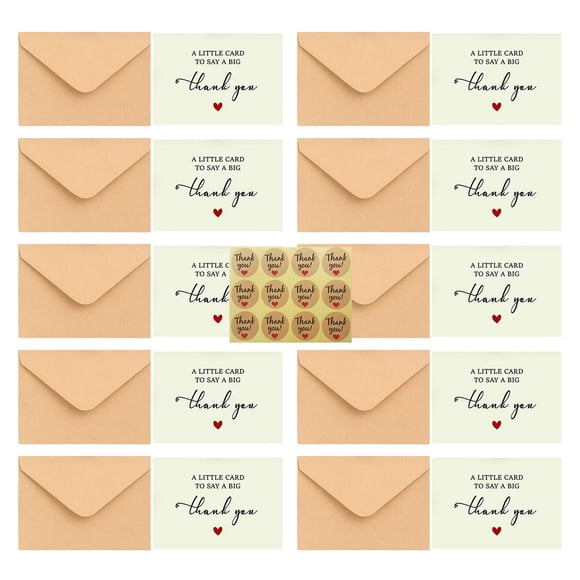 25 Pack 350GSM | Thank You Cards | Thank You Cards With Envelopes | & Wedding Thank You Cards | Thank You Notes & Cards For Teacher Graduation Business Holiday And