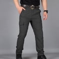thumbnail image 2 of UVEASISHA Pantalon Cargo à Séchage Rapide pour Hommes Taille Élastique Pantalon Tactique de Camp Pantalon Cargo Résistant à l'Eau Pantalon de Randonnée Léger Pantalon de Survêtement d'Extérieur avec Poches en Solde, 2 of 5