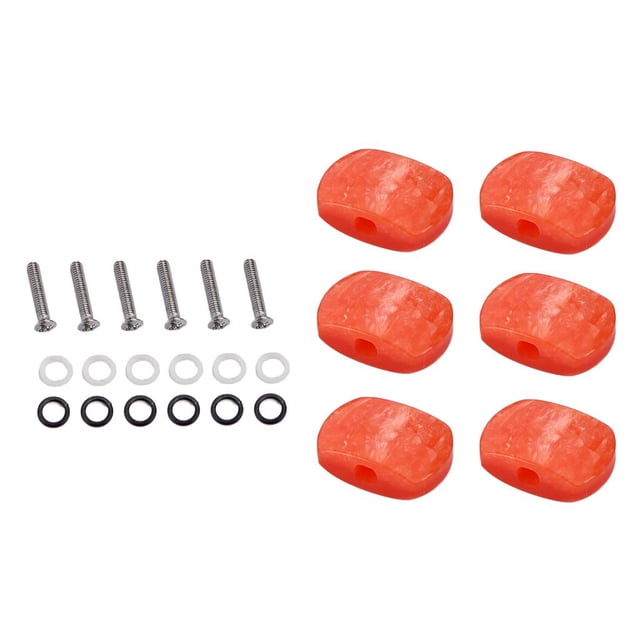 6x Classical Peg Tuner Machine Head Replacement Handle Tip #1 Jade Red