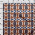 thumbnail image 2 of oneOone Viscose Chiffon Fabric Diamond & Swirl Ikat Print Sewing Fabric BTY 42 Inch Wide, 2 of 4
