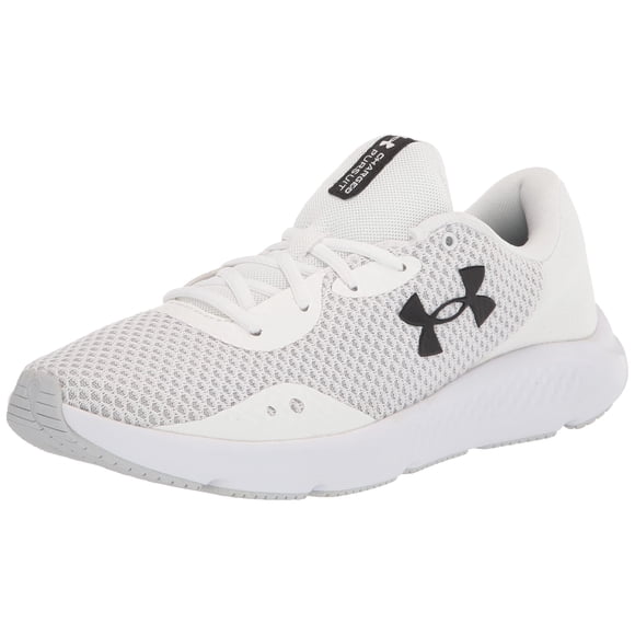 Under Armour Women's Charged Pursuit 3 Running Shoe, White (100)/Black, 6