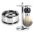 thumbnail image 2 of Shaving Brush Kit, Men Shaving Tool,  Hair Brush Hair Beard, 2 of 8