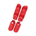 thumbnail image 3 of Lipstore Kickboxing Shin Guards Leg Instep Protection Pads for Boxing Sanda Taekwondo Red, 3 of 8