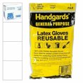 thumbnail image 2 of Handgard Gants en Latex Grands Doublés en Flocage Jaunes 12 Paires (4/caisse) - Réutilisables, Prise Texturée, 2 of 4