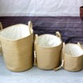thumbnail image 1 of Baohd Storage Tightly Woven And Cotton Rope Dirty Woven Storage Basket Basket Convenient And Storage Solution Wire Basket Jute with lining S, 1 of 6