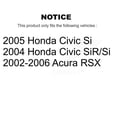 thumbnail image 2 of Kugel Rear Wheel Bearing Hub Assembly 70-512259 for Car Honda Civic Acura RSX, 2 of 11