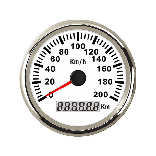 7 color backlit Digital GPS Speedometer 200 Km/h For Boat Marine Auto Speed Meter Gauge 9~32V