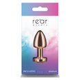 thumbnail image 3 of Rear Assets Petite Aluminum Anal Plug, Rose Gold/Rainbow, 3 of 5