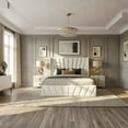 thumbnail image 1 of Velets Queen Bed Frame with Hydraulic Lift Storage, Upholstered Platform Bed, Tufted Headboard, Wood Slats, No Box Spring Needed, 1 of 9