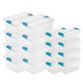 thumbnail image 1 of Sterilite Medium Storage Tote, 8 Pack, and Large Storage Tote, 8 Pack Set, 1 of 11