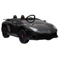 thumbnail image 1 of Daymak Lamborghini Aventador SV Kids Ride-On Toy Car - Black, 1 of 4