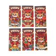 thumbnail image 2 of yuksok 6 Pieces Chinese Lunar New Year Red Envelopes for Graduation Spring Festival D, 2 of 9
