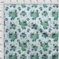 thumbnail image 4 of oneOone Cotton Poplin Sky Blue Fabric Florals Sewing Craft Projects Fabric Prints By Yard 56 Inch Wide, 4 of 4