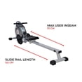 thumbnail image 3 of Sunny Health & Fitness SF-RW5515 Magnetic Rowing Machine, 3 of 9