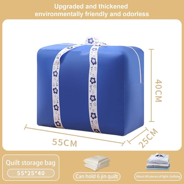 Chmadoxn Storage Trunks, 2025 Space Saving Self Compression Organizer Portable Space Storage Packing Bags Space Quilt Compression Storage Bag For Comforters Blankets Bedding a Pouch