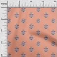thumbnail image 1 of oneOone Viscose Chiffon Fabric Leaves & Floral Block Print Fabric BTY 42 Inch Wide, 1 of 5