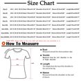 thumbnail image 3 of Levmjia Hauts Chemises pour Femmes Grande Taille Liquidation Été Femmes Décontracté Grande Taille Col Rond Imprimé Ample Tunique à Boutons Chemise Blouse Hauts, 3 of 3