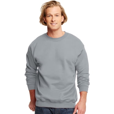 Hanes Chandail à Col Rond pour Adulte en Coton Ultime, TTG, Rouge Foncé