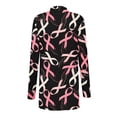 thumbnail image 4 of Pisexur Womens Jacket Open Front Cardigans Trench Coats Fall Jackets Women's Fashion Printed Long Sleeved Cardigan Jacket, 4 of 5