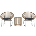thumbnail image 1 of Outsunny 3 Piece Wicker Patio Furniture Set, Bistro Set with Cushions, 1 of 10