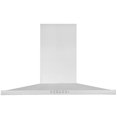 thumbnail image 2 of Ancona WPL636 Hotte de Cuisinière Pyramidale Murale de 36 Pouces en Acier Inoxydable avec Veilleuse, 2 of 6