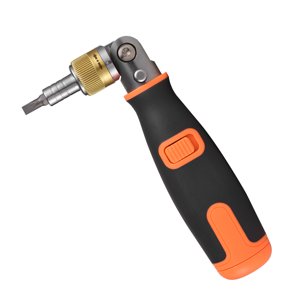Screwdriver Two-way Ratchet Screwdriver 10-in-1 Multi-bit Ratchet Screw Drivers Set 6.23mm Adjustable Nut Driver Tool
