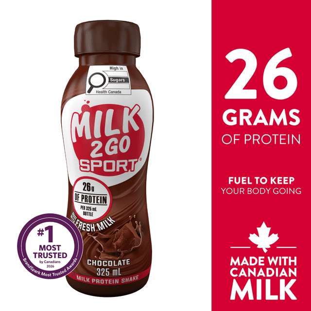 Milk2Go Sport Chocolate Milk Protein Shake