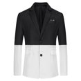 thumbnail image 1 of Costume Décontracté pour Homme, Couleur Unie, Haute Qualité, à Simple Boutonnage, Style Anglais, 1 of 3