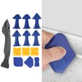 thumbnail image 1 of 13pcs Durable Calfeutrage Outils de Finition, Calfeutrage Outil de Finition, Tuiles Ou Briques Réutilisables DIY Amateurs pour les Tâches de Calfeutrage de Cachetage de Sol, 1 of 8
