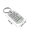 thumbnail image 3 of Dpityserensio Be Safe, Make Good Choices And Call Your Grandma/Grandpa Keychain, 3 of 3