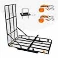 thumbnail image 3 of Hitch Mount Steel Cargo Carrier Basket with 49'' Folding Wheelchair Ramp, Fits 2'' Trailer Mounted Hitches, 3 of 4