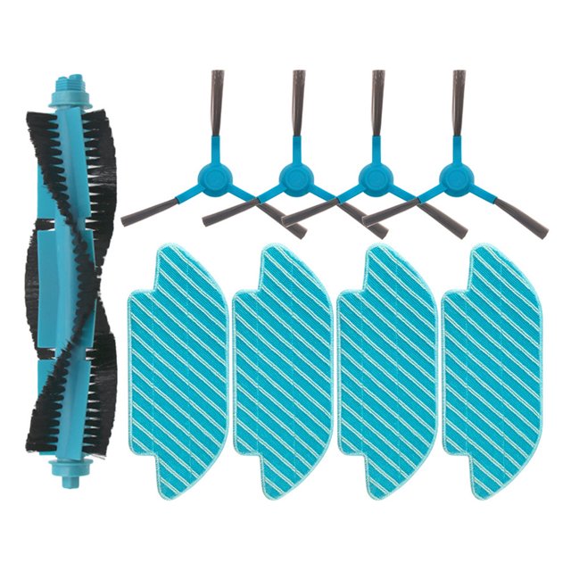 Pour Shellbot SL60 Pièce de Rechange pour Aspirateur Kit de Brosse à Rouleau et Tampon de Vadrouille